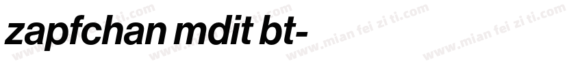 zapfchan mdit bt字体转换